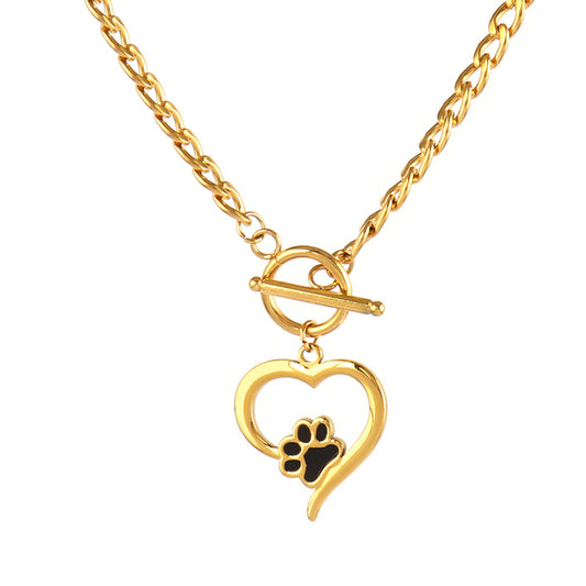 Paws Of Love Heart Chocker